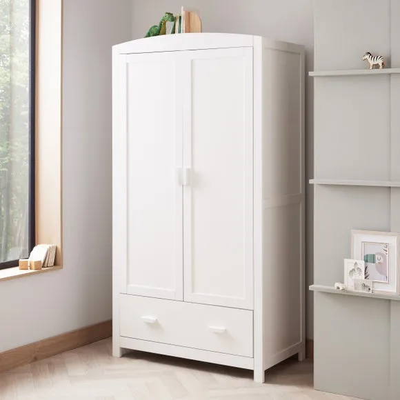 Full Size Wardrobe with Soft Close Doors - White