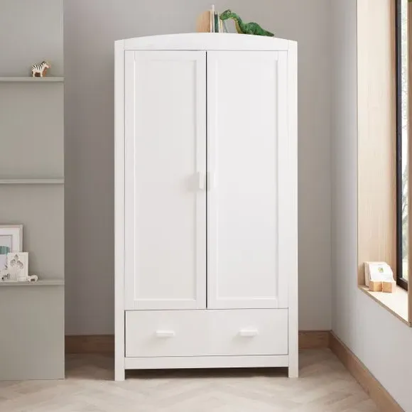 Full Size Wardrobe with Soft Close Doors - White