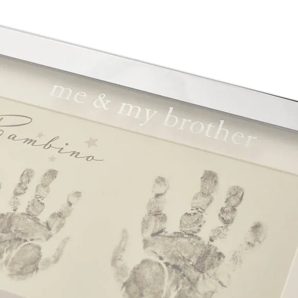 Handprint Photo Frame - Silver, Metal