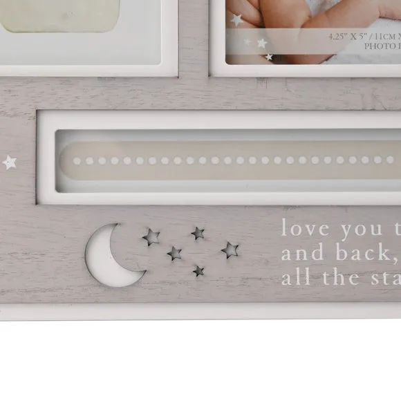Hospital Bracelet Hand & Foot Print Frame - White