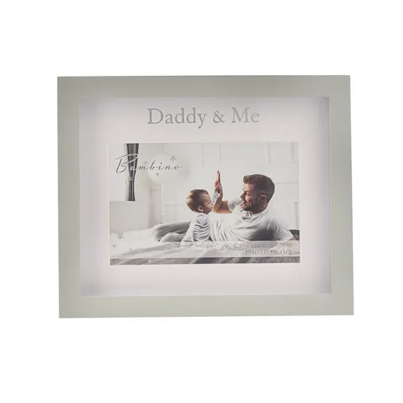 Photo Frame with Gift Box - Grey, Wood