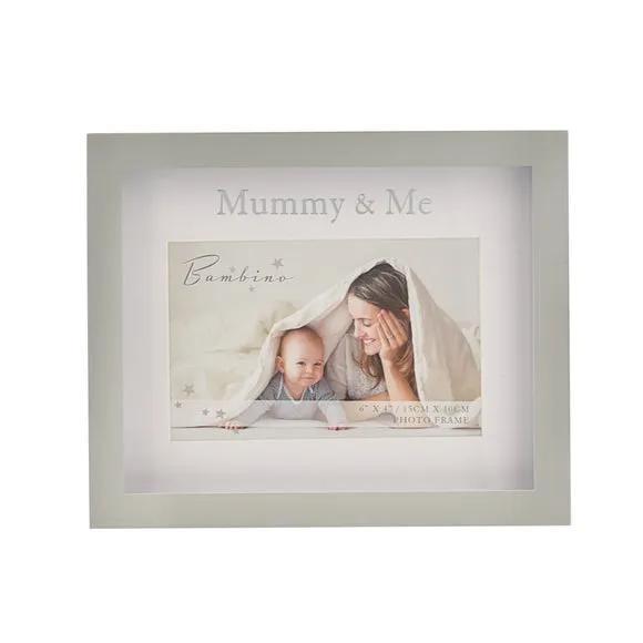 Photo Frame with Mount - Grey, Wood