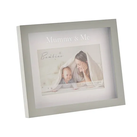 Photo Frame with Mount - Grey, Wood image