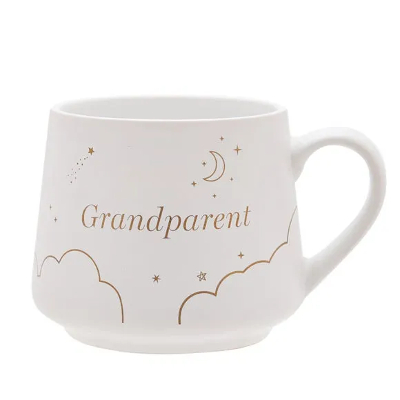 Set of 2 Grandparent Mugs - Off-White, Stoneware