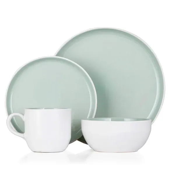 16-Piece Dinner Set - Sage, Stoneware
