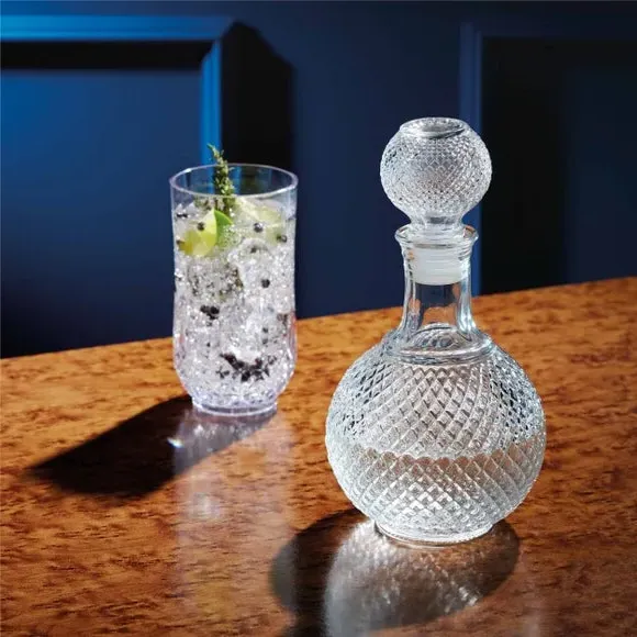 1L Glass Decanter with Stopper - Clear