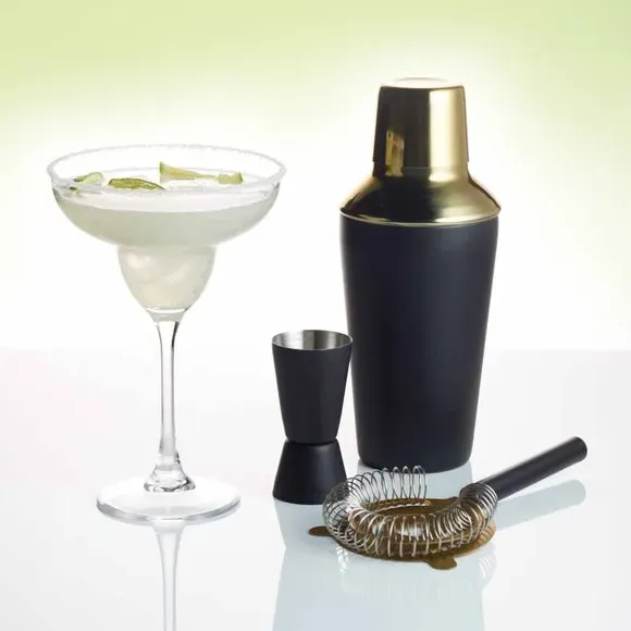 3-Piece Cocktail Making Set - Black