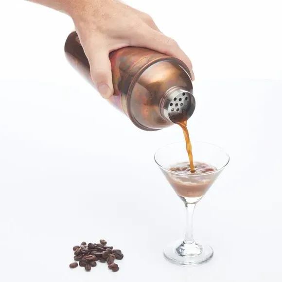 Cocktail Shaker with Iridescent Finish - Copper