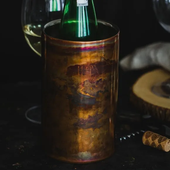 Double Walled Wine Cooler - Copper, Steel