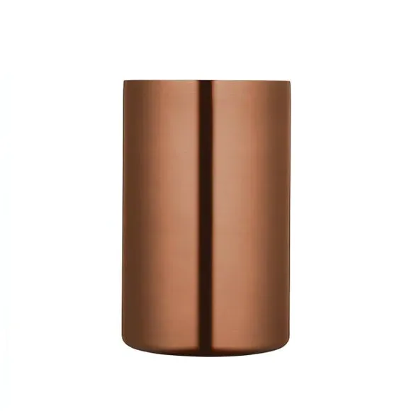 Double Walled Wine Cooler - Gold, Stainless Steel image
