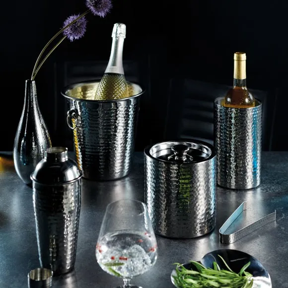Double Walled Wine Cooler - Silver, Steel