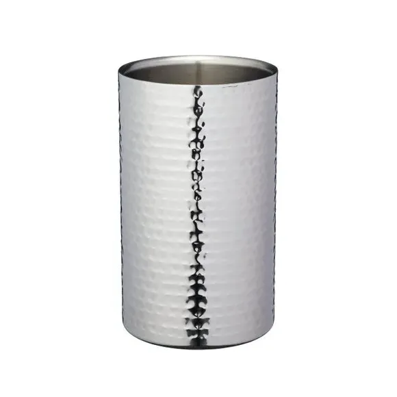 Double Walled Wine Cooler - Silver, Steel image