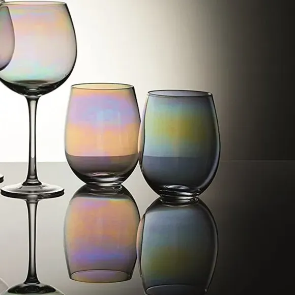 Set of 2 Tumbler Glasses - Multicolor, Glass