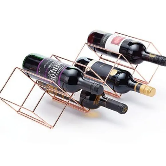 Stackable Wine Rack - Gold, Iron