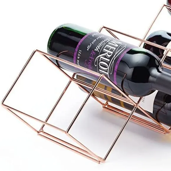Stackable Wine Rack - Gold, Iron