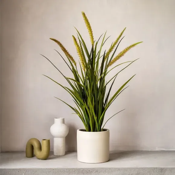 Artificial Foxtail Grass Plant - Green image