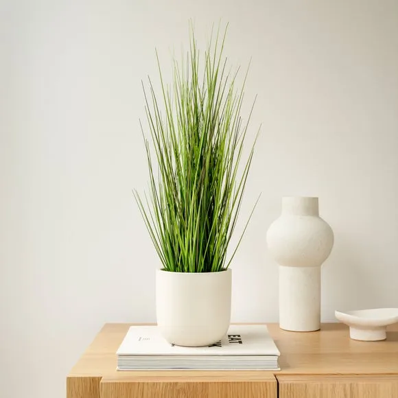Artificial Grass Bush - Green, Synthetic image