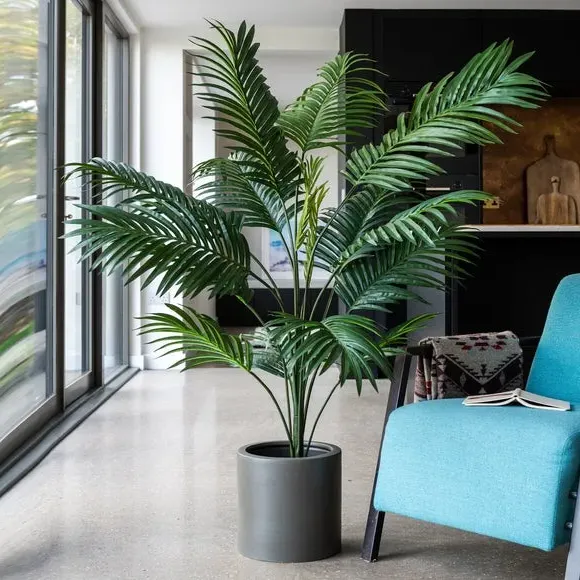 Artificial Parlour Palm Plant - Green image