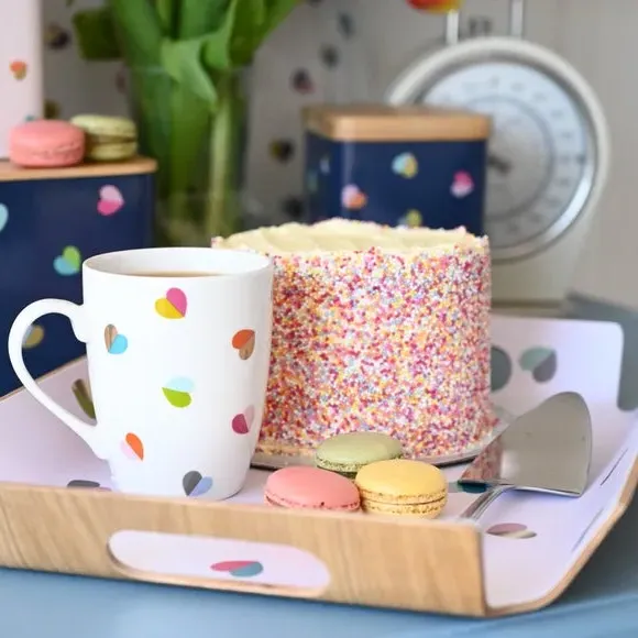 Mini Serving Tray with Handles - Multicolor, Willow