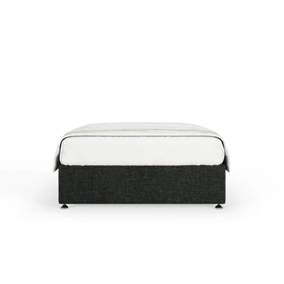 Universal Divan Base with Storage - Graphite