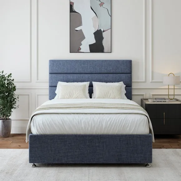 Universal Divan Base with Storage - Luxe Navy