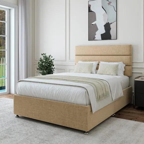 Universal Divan Base with Storage - Pebble