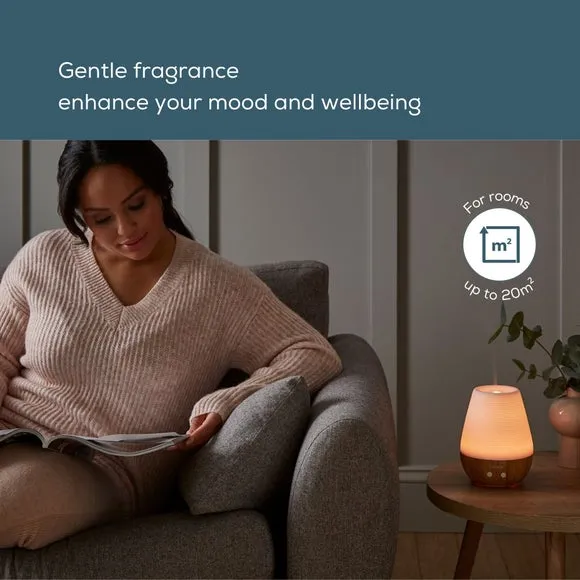 Aroma Diffuser with Mood Light - Natural, Bamboo