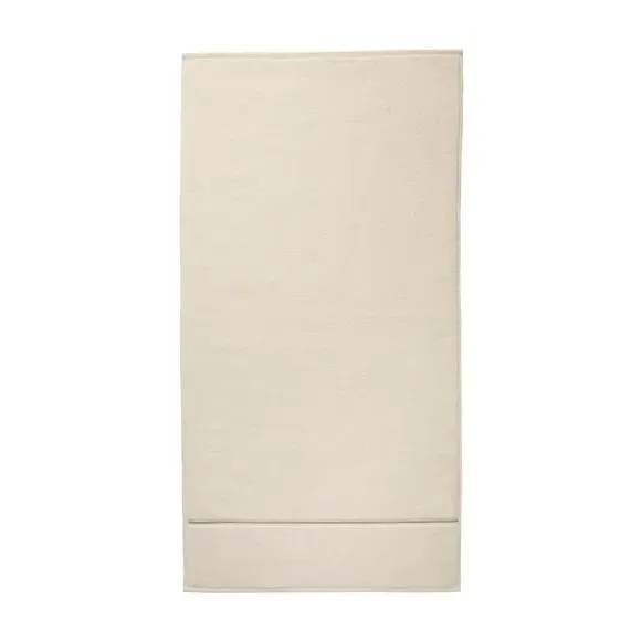 Satin Stitch Towel - Cream, Cotton