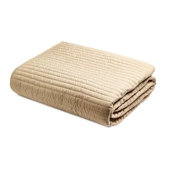 Quilted Lines Bedspread - Natural