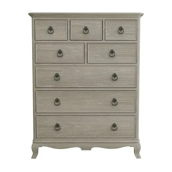 8 Drawer Chest with Dovetail Joints - Oak