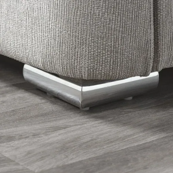 Bed Frame with Storage - Grey, Fabric