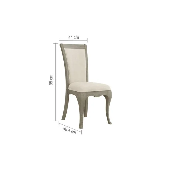 Dressing Table Chair - Oak, Solid Wood