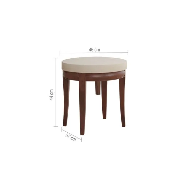 Dressing Table Stool - Brown, Wood Veneer