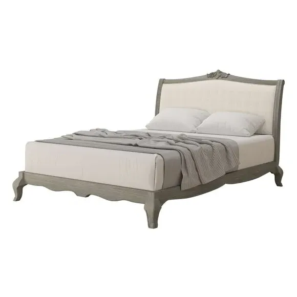 Low End Bed Frame - Oak, Solid Wood