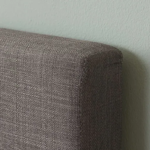 Ottoman Bed Frame with Storage - Grey, Fabric