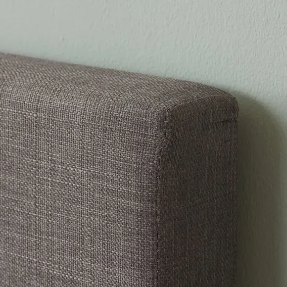 Ottoman Bed Frame with Storage - Grey, Fabric