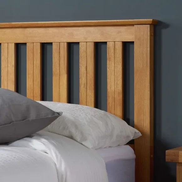 Ottoman Bed Frame with Storage - Oak, Wood