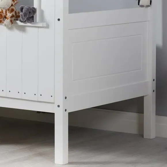 Treehouse Bed with Storage - White
