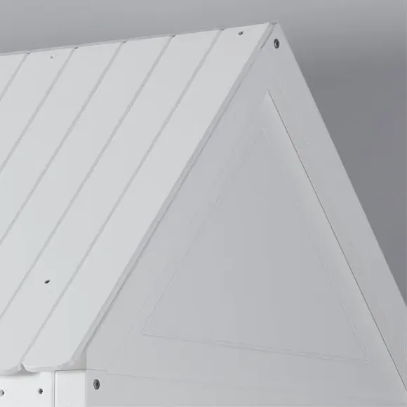 Treehouse Bed with Storage - White