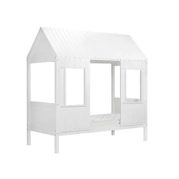 Treehouse Bed with Storage - White