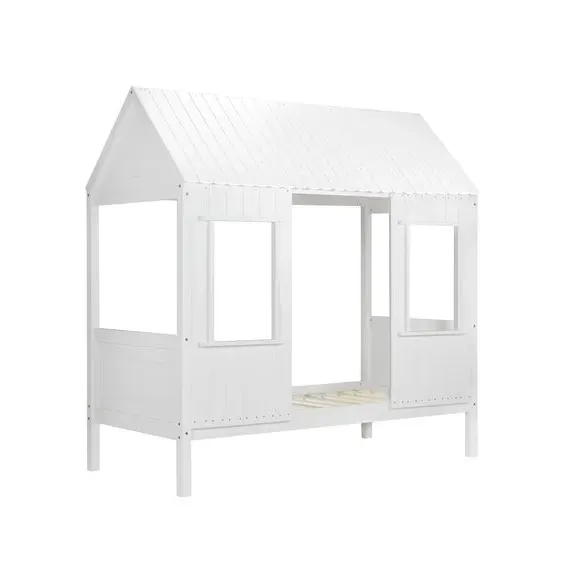Treehouse Bed with Storage - White