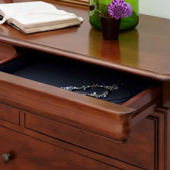 Wide 7 Drawer Chest - Brown, Wood Veneer