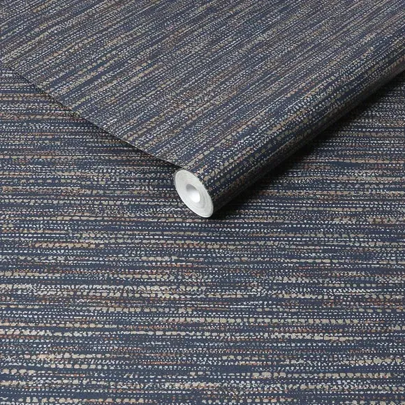 Chunky Weave Wallpaper - Copper