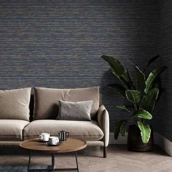 Chunky Weave Wallpaper - Copper