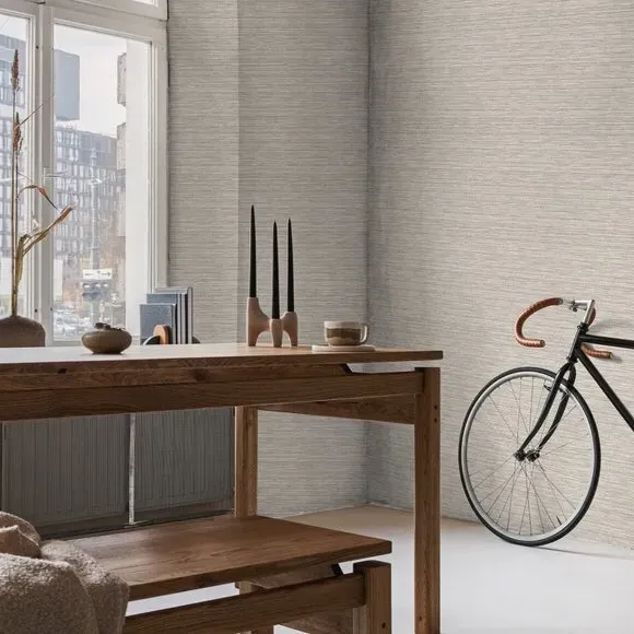 Chunky Weave Wallpaper - Natural