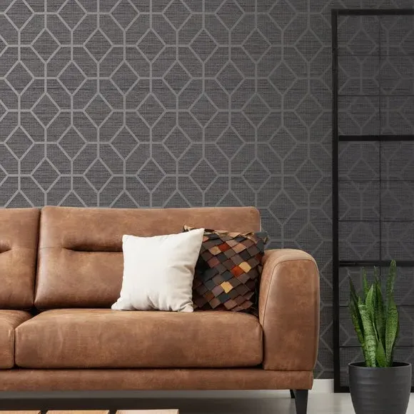 Geometric Wallpaper - Bronze image
