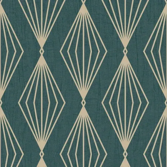 Geometric Wallpaper - Emerald