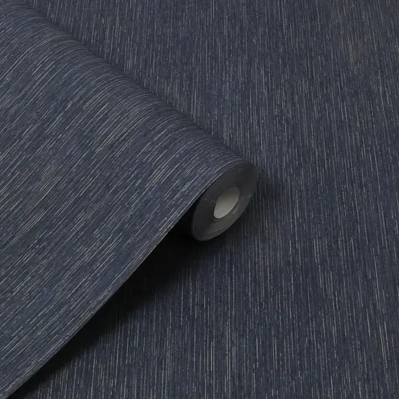 Textured Wallpaper - Navy