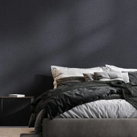 Textured Wallpaper - Navy