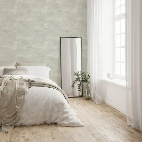 Textured Wallpaper Plaster Effect - Cream